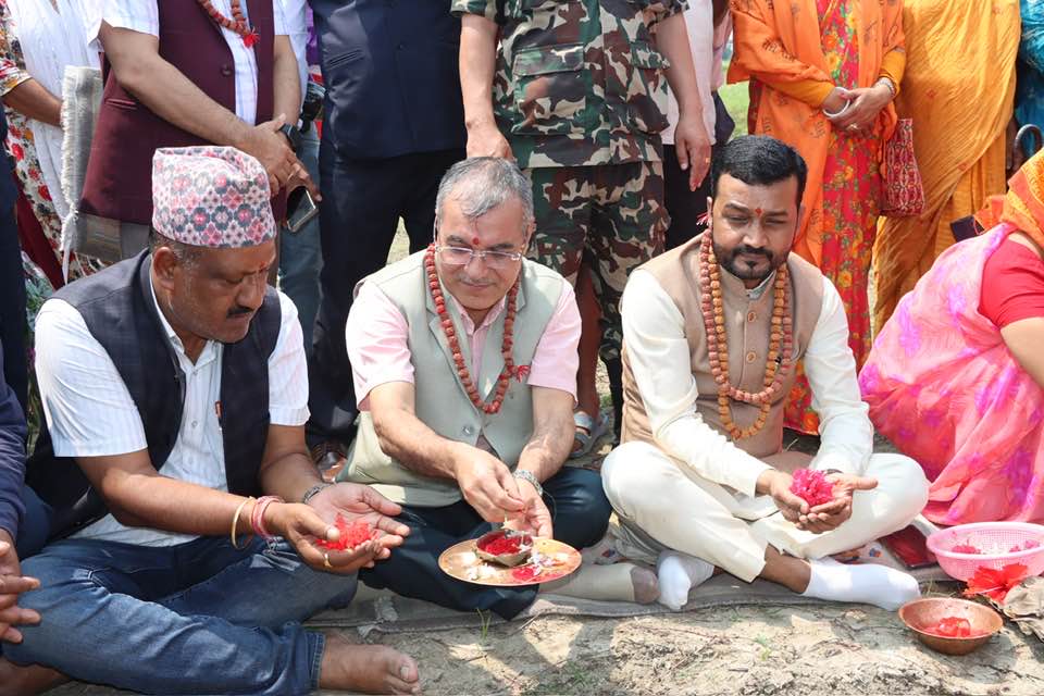 रंगेली वडा नम्बर २ र ९ का सवै घरमा स्वच्छ खानेपानी पुग्दै, २३ करोड लागतमा निर्माण हुने आयोजनाको शिलान्यास
