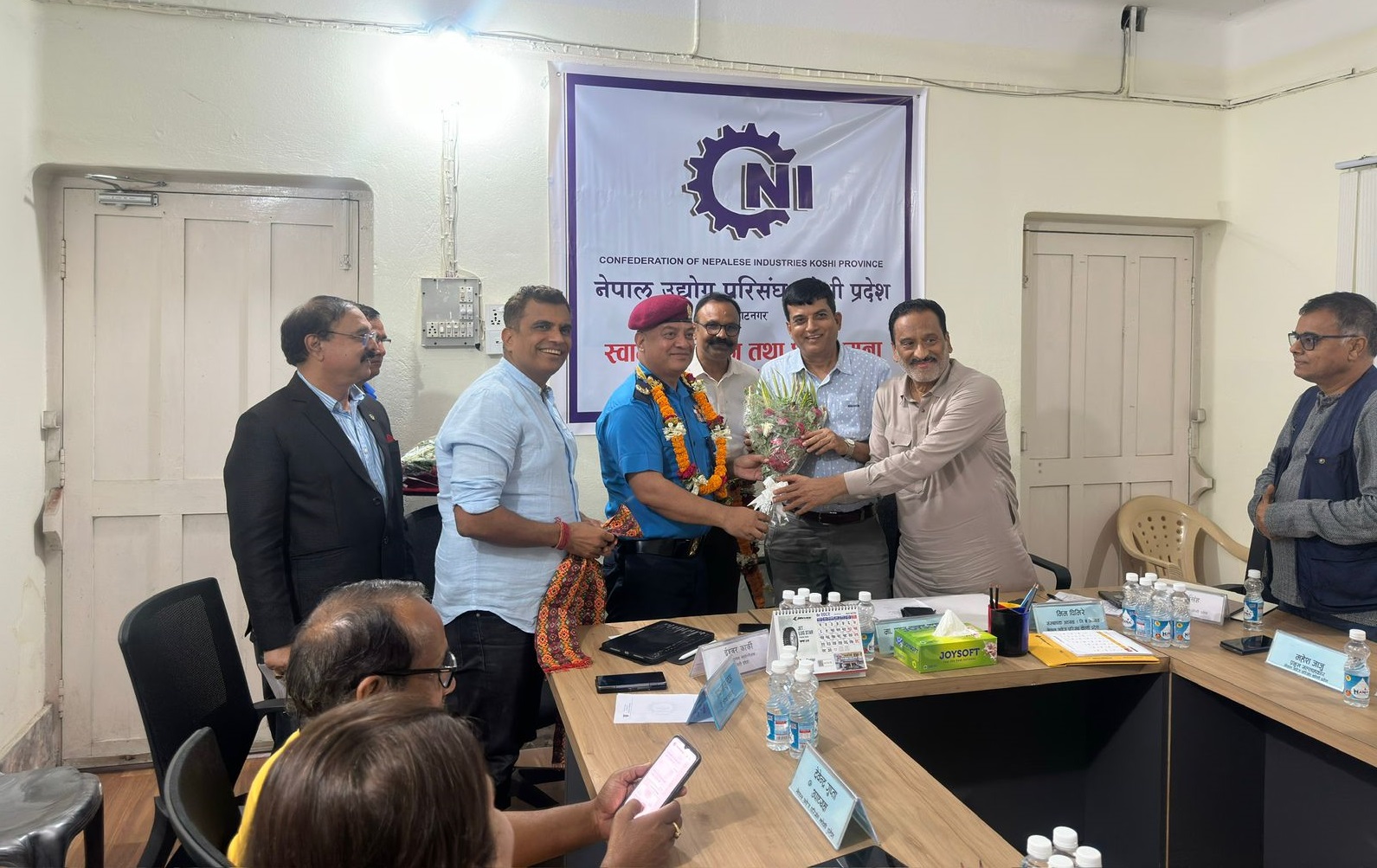कोशीका डिआईजी कार्कीलाई परिसंघमा स्वागत