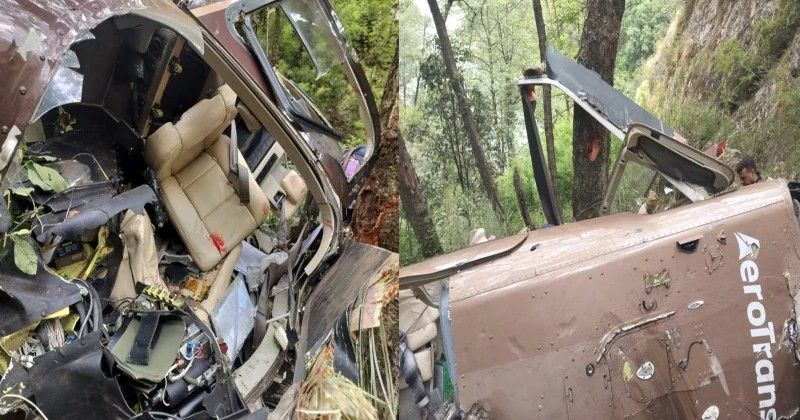 भारतको उत्तराखण्डमा हेलिकोप्टर दुर्घटना, कम्तीमा पाँच जनाको मृत्यु