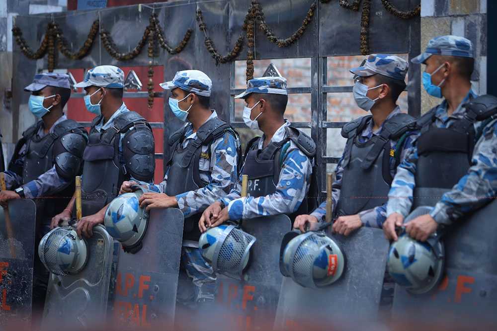 सशस्त्र प्रहरीका ११६ जनालाई कारबाही