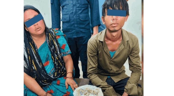 उर्लाबारीबाट खैरो हेरोइनसहित दुई भारतीय पक्राउ