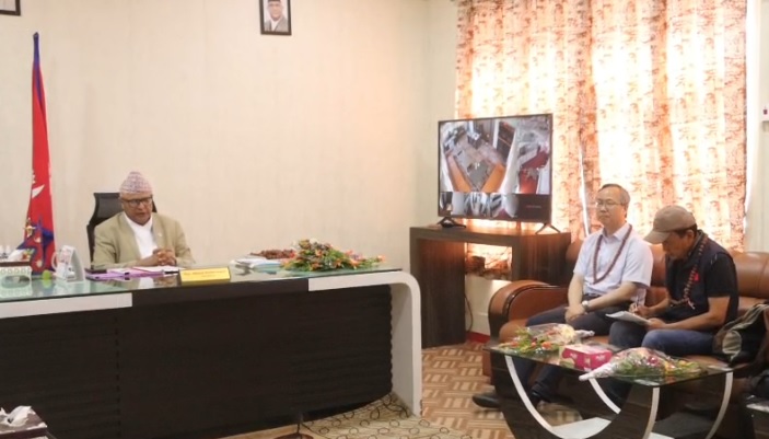 कोसीका मुख्यमन्त्री कार्की र चीनका राजदूतबीच भेटवार्ता, प्रदेशको विकासमा जोड