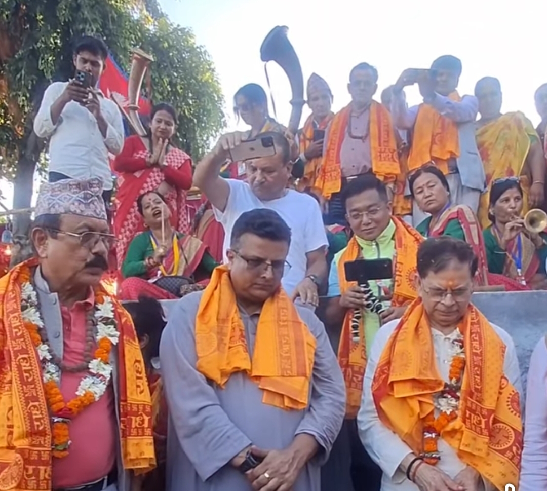 परमार्थ सिंघिया घाटमा कैलाशेश्वर महादेवको मूर्ति शिलान्यास