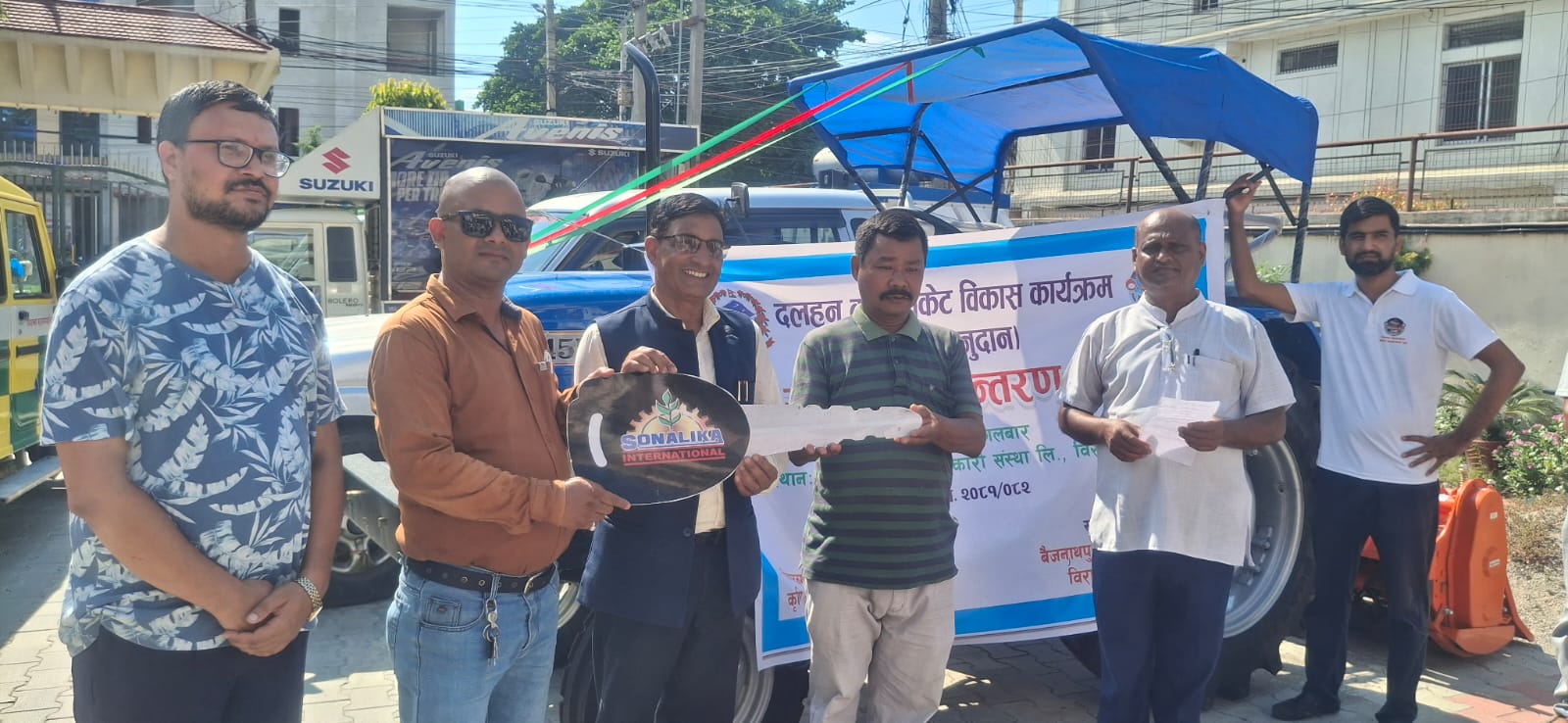 विराटनगर महानगरद्वारा ५० प्रतिशत अनुदानमा कृषि सामग्री वितरण