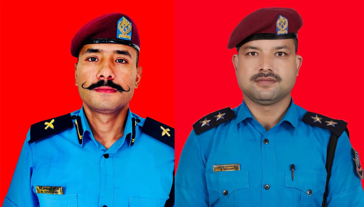 जोखिमपूर्ण अभियानकाे नेतृत्व गर्ने दुई जनालाई उत्कृष्ट प्रहरी ‘अवार्ड’