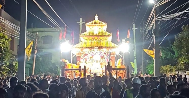 समापन भयो ऐतिहासिक राधाकृष्ण रथयात्रा