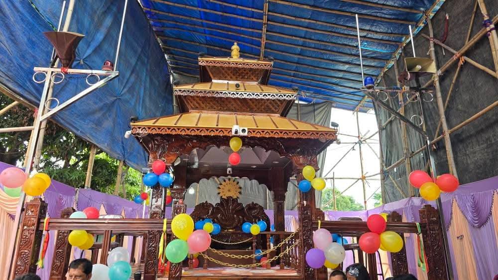नयाँ रथ निर्माणमा विराटनगर महागनरबाट रु. ४४ लाख ७८ हजार सहयोग