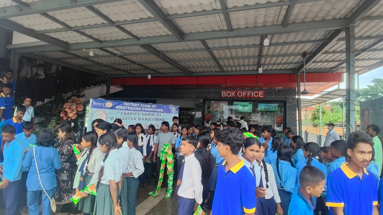 विराटनगरका विद्यार्थीलाई ‘महावतार नरसिंह’ च्यारिटी शोमा देखाइयो