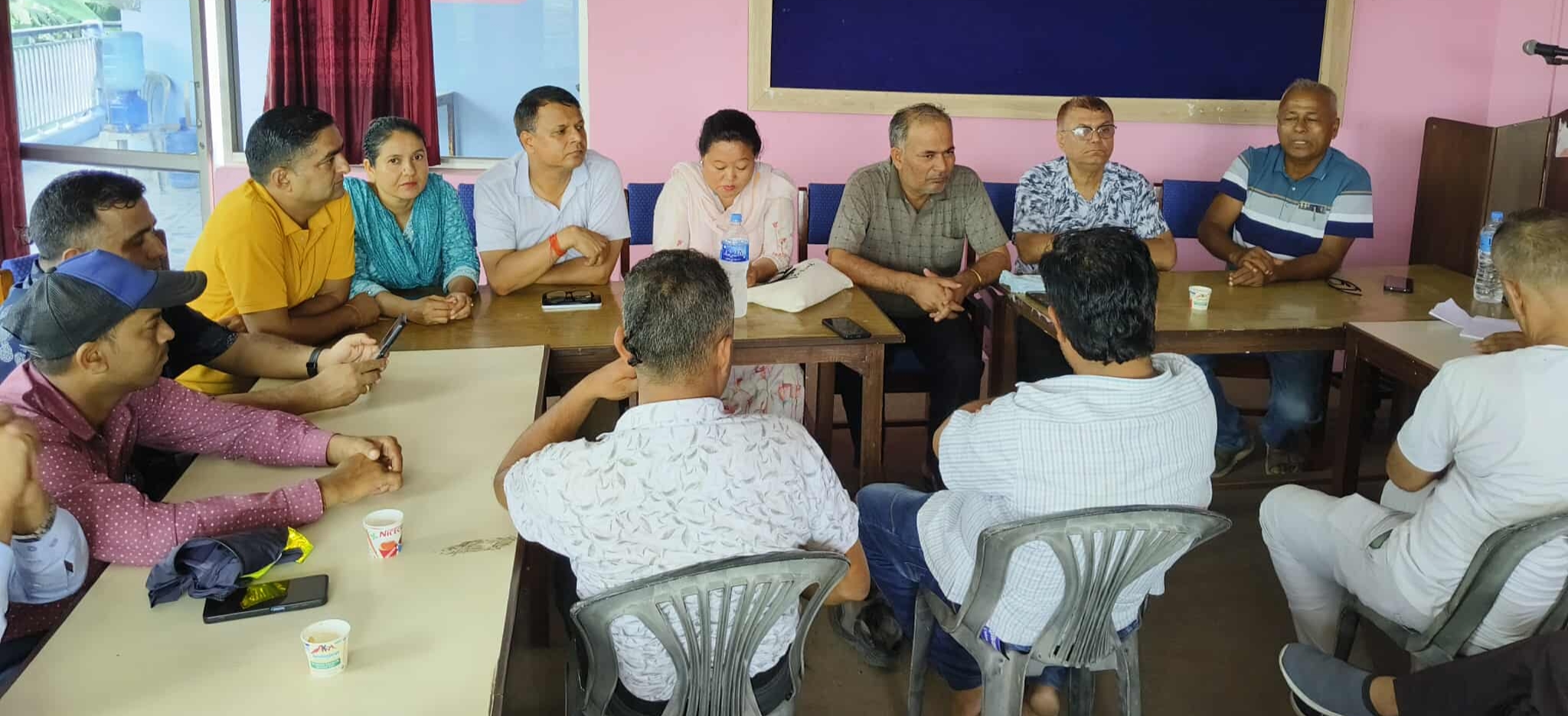 मोरङ पत्रकार महासंघको नेतृत्वमा आगजनी भएका कार्यालयमा सरसफाइ गरिने