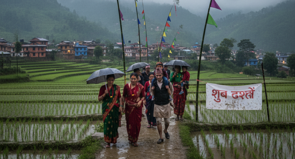 यस वर्षको दशैंमा पानी पर्ला? मौसमविद्हरू भन्छन्: हिले दशैंको सम्भावना