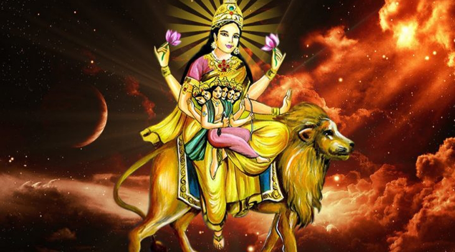 नवरात्रको पाँचौं दिन: स्कन्दमाताको पूजा गरिंदै