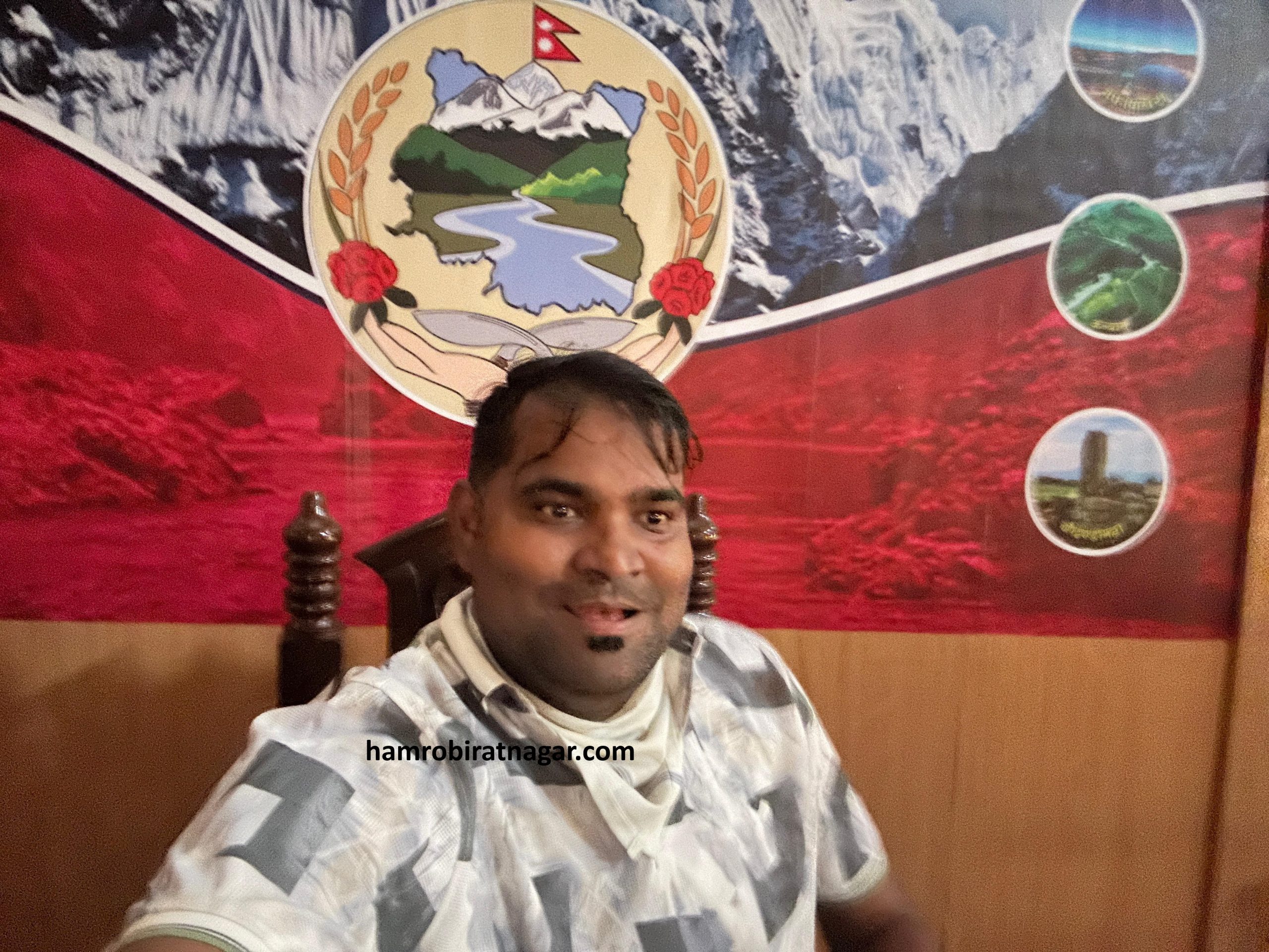 कोशी प्रदेश सभामुखको कुर्सीमा बसे प्रदर्शनकारी