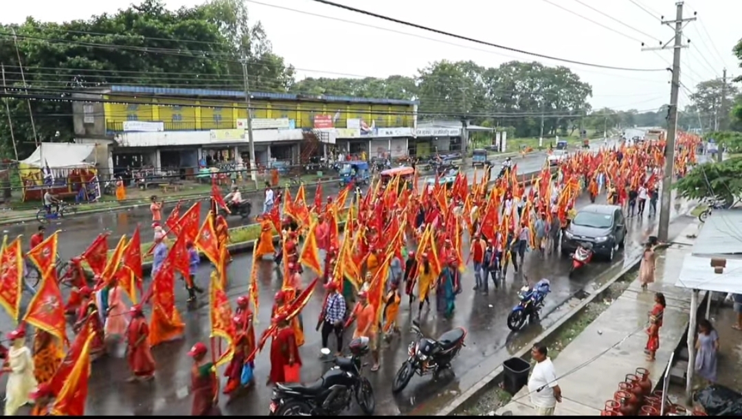 श्रीरंगेली कालीमाताको नवौं पैदल ध्वजा यात्रा: तयारी पूरा, आठ धार्मिक विश्रामस्थल तय