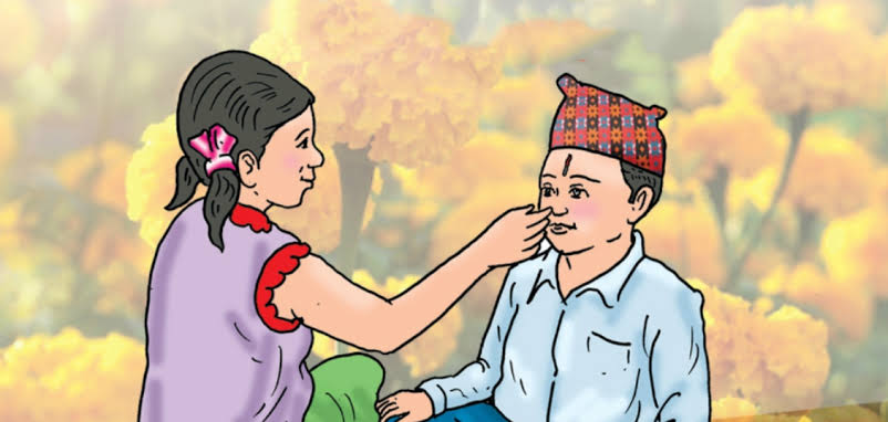 यसपटकको भाइटीका कसरी, कता फर्किएर लगाउने?