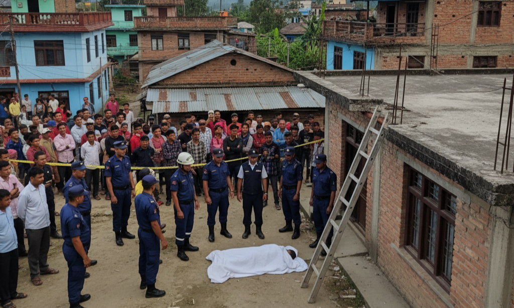 छतबाट खसेर झापामा एक जनाको मृत्यु