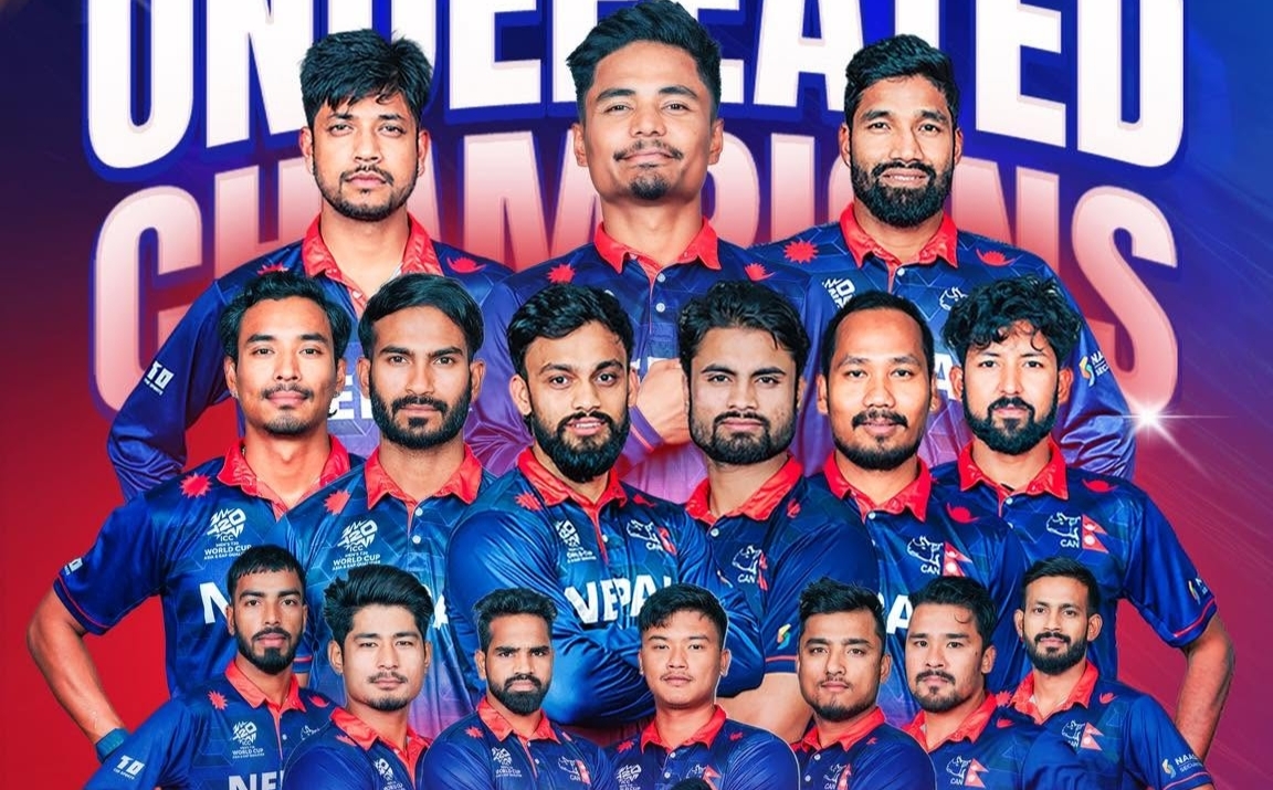 ११ वर्षपछि नेपालको ऐतिहासिक उपाधि जित, टी-२० विश्वकपमा स्थान सुनिश्चित