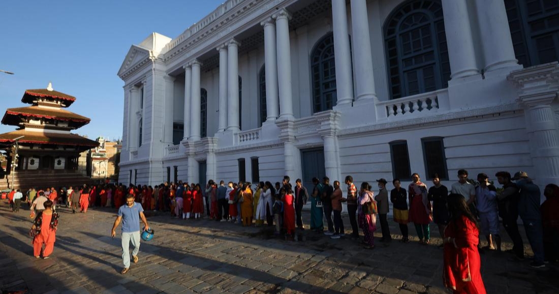 तलेजु भवानी मन्दिर नवमीमा एक दिनलाई खुला, भक्तजनको घुइँचो
