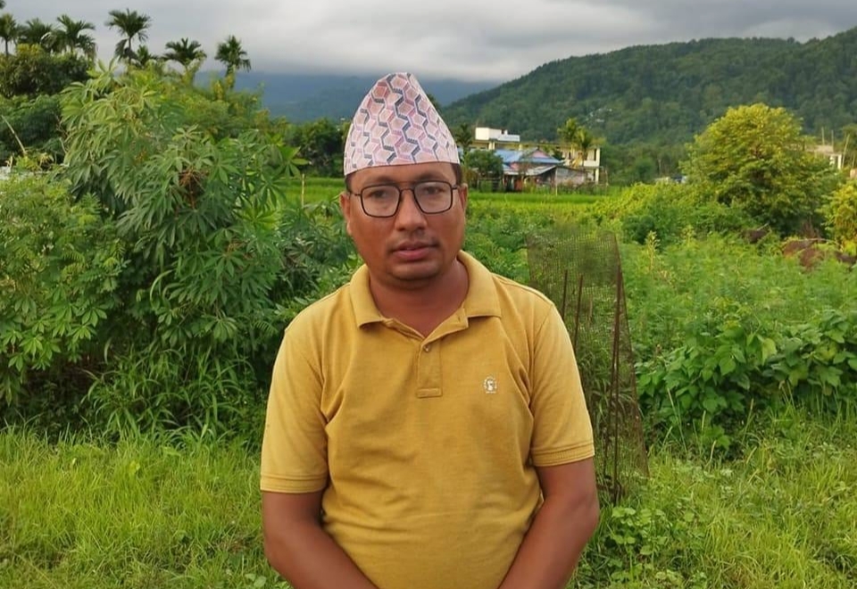 मोरङ ६ बाट एमाले युवा कोटामा सन्तोष घिमिरेको उम्मेदवारी