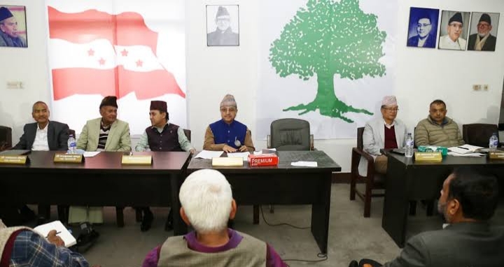 कांग्रेस केन्द्रीय कार्यसमितिको आकस्मिक बैठक