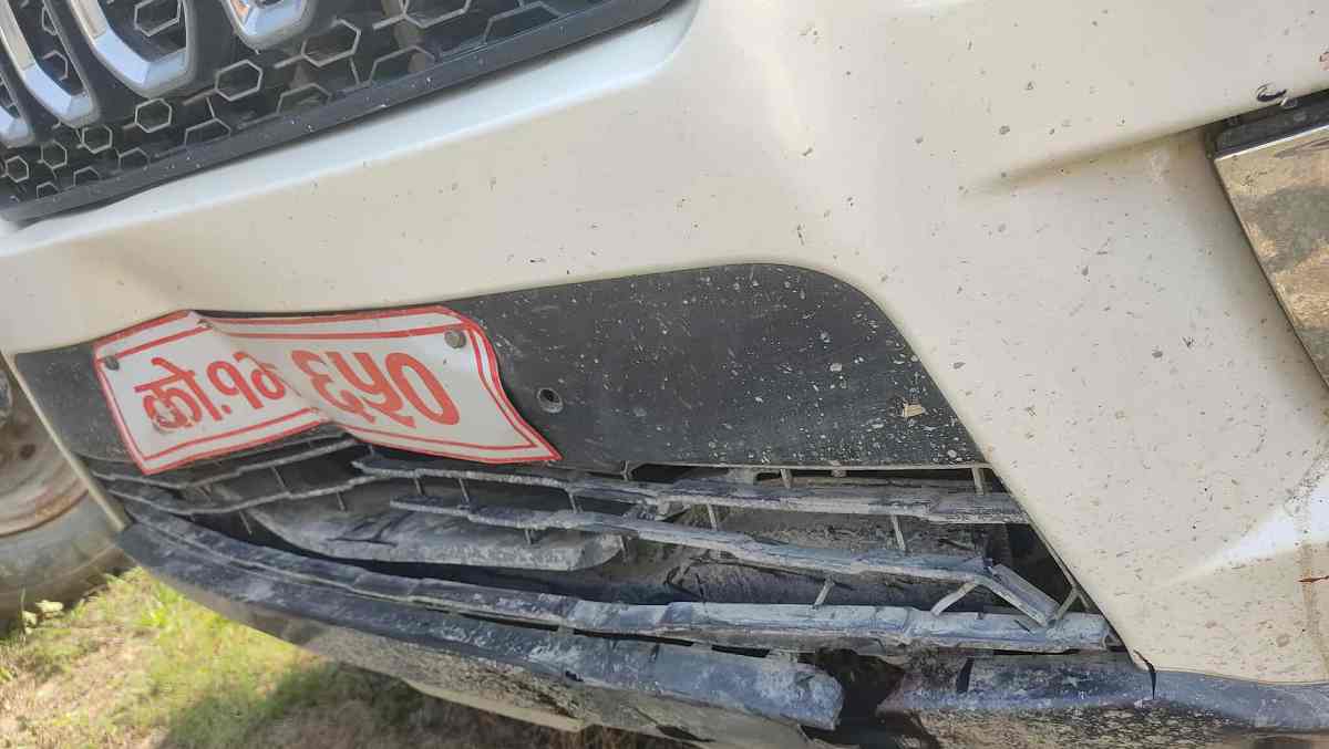 सरकारी गाडीको ठक्करबाट मोरङको ग्रामथानमा एक जनाको मृत्यु