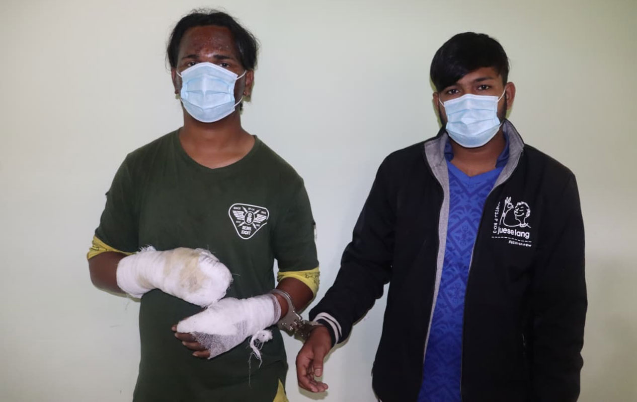 पहिले शव गाडेर तीन दिनपछि जंगलमा कार जलाए, हत्यामा संलग्न मामा-भान्जा पक्राउ