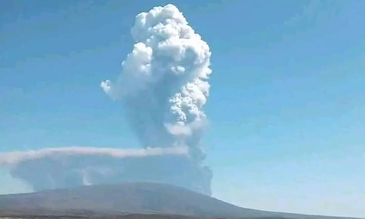 इथियोपियामा ज्वालामुखी विस्फोट हुँदा भारतीय उडान रद्ध