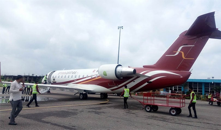 श्रीएयरको हाइड्रोलिक फेल, भैरहवामा आकस्मिक अवतरण