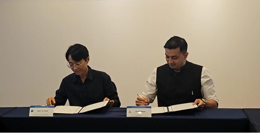 एस्पायर कलेज बिराटनगर र कोरियाली कम्पनी छन्जे एजुकेशनबीच दक्षिण कोरियामा सम्झौता