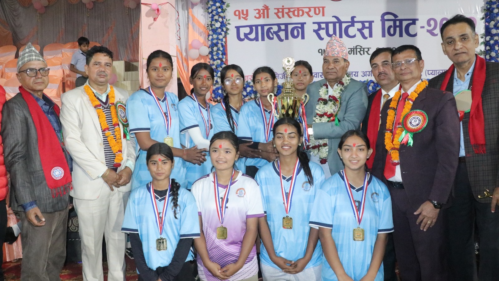 प्याब्सन स्पोर्ट्स मिटको उपाधि एभरेष्ट र सिद्धार्थ स्कुलले हात जिते