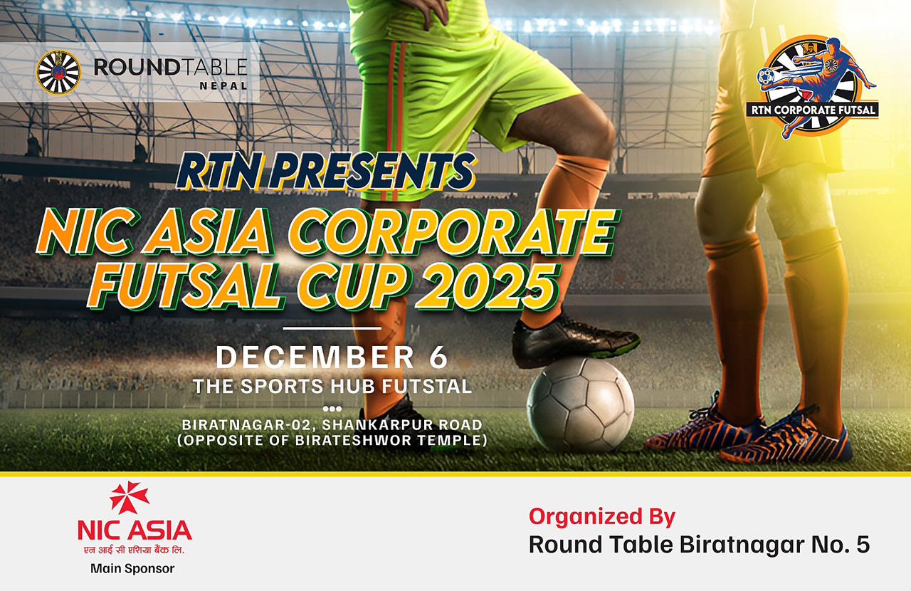 एनआईसी एसिया कर्पोरेट फुटसल प्रतियोगिता भोलिबाट, आठ टिमको सहभागिता