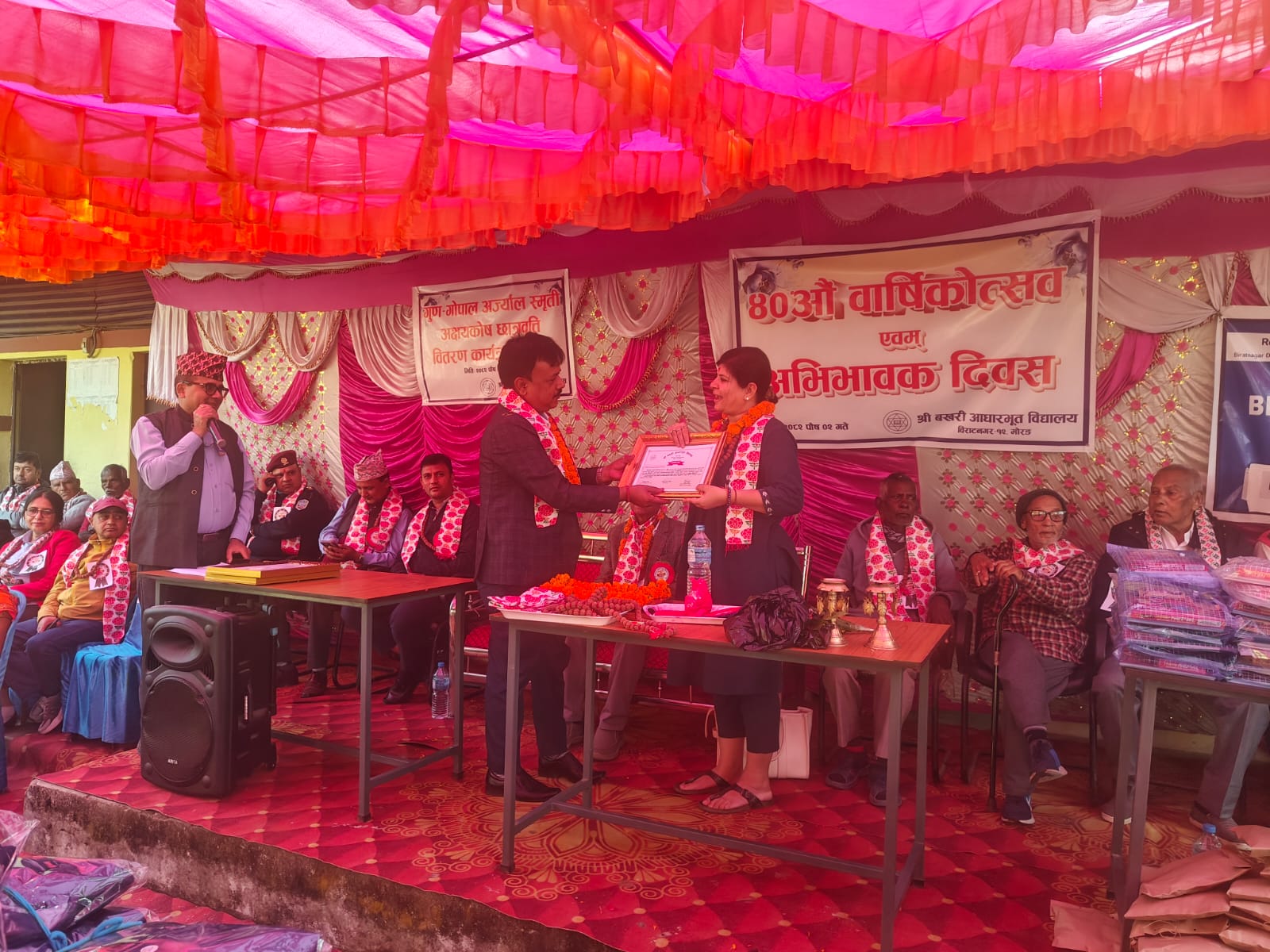 रोटरी क्लब अफ विराटनगर डाउनटाउन सम्मानित