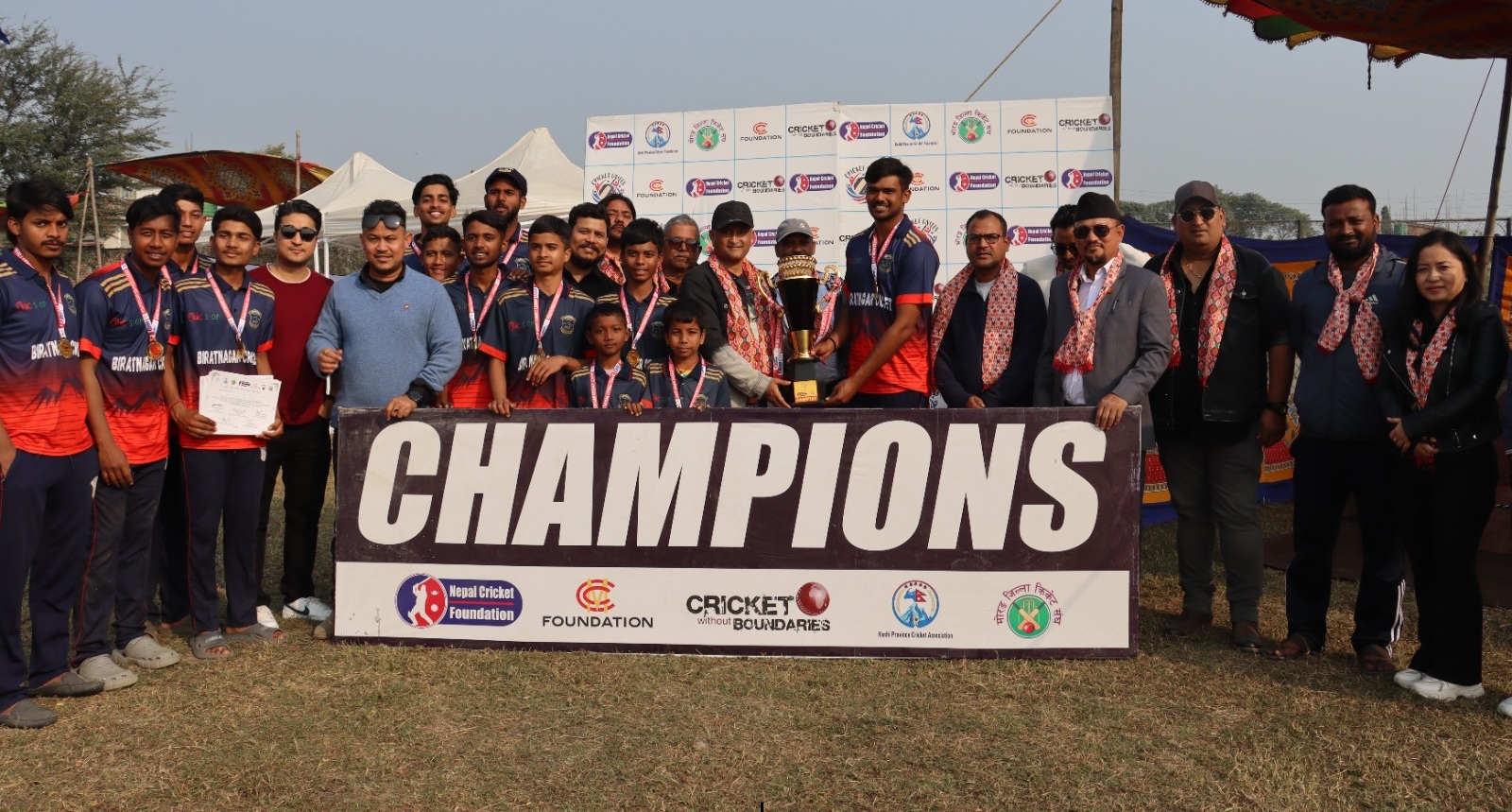 विराटनगर क्रिकेट लिगको उपाधि विराटनगरलाई