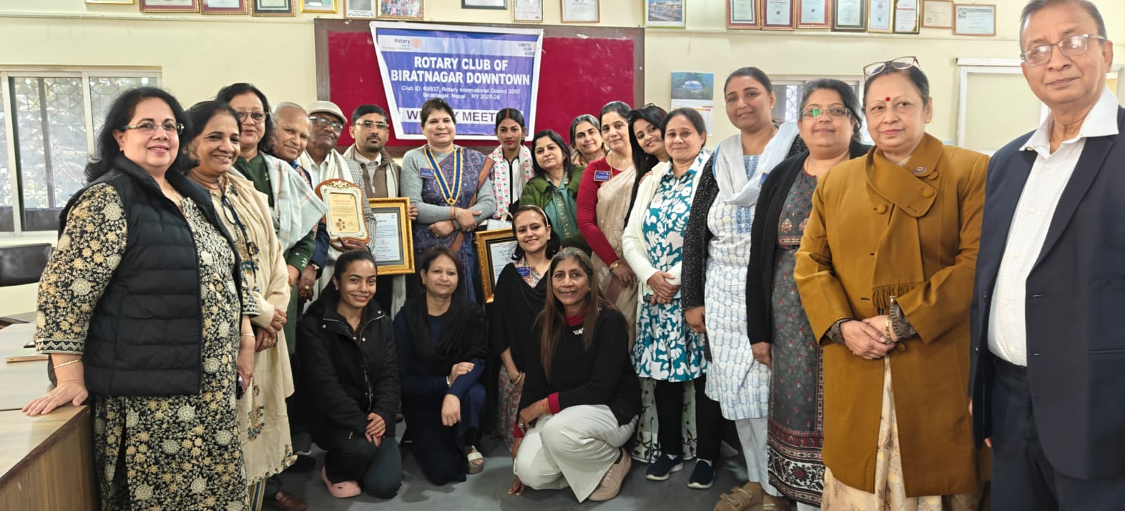 रोटरी भवनमा सम्मान कार्यक्रम सम्पन्न