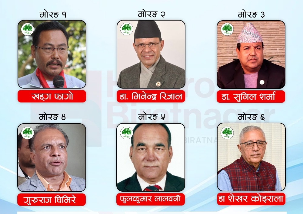कांग्रेसले मोरङका सबै क्षेत्रमा उमेदवार टुंगो लगायो, शेखर कोइराला ६ मा