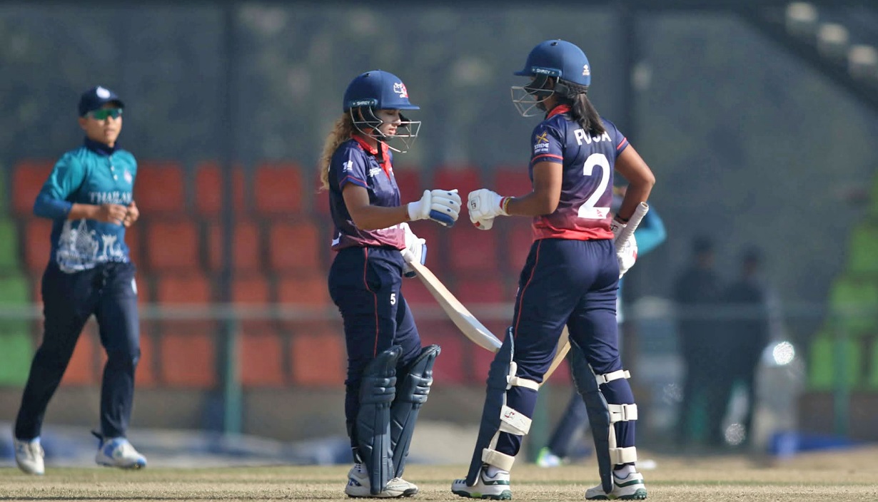 नेपालद्वारा थाइल्याण्ड सामु १२३ रनको लक्ष्य प्रस्तुत