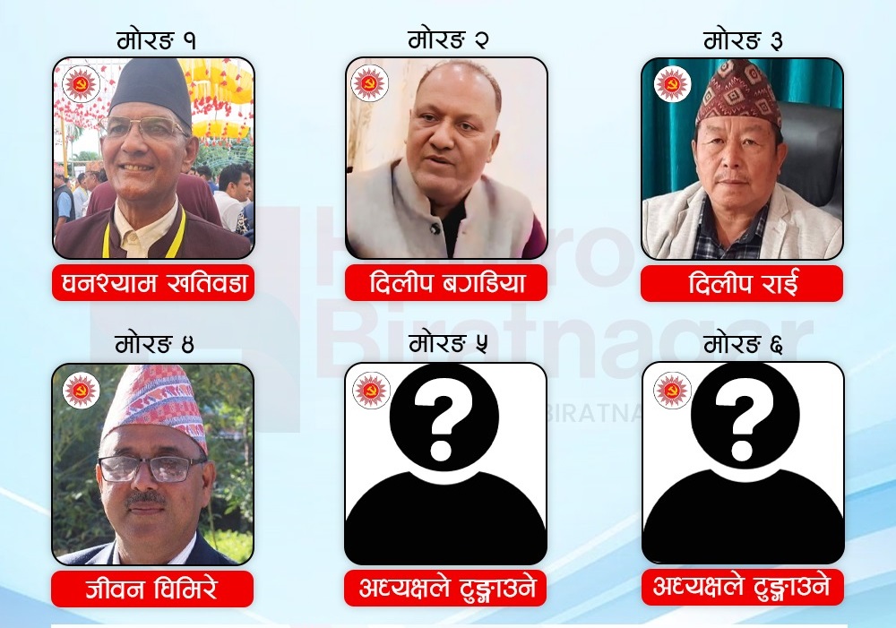 मोरङका खाली क्षेत्रमा कस्ले पाउला एमालेको टिकट ? विनोद ढकाल राखिए होल्डमा