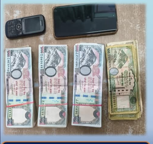 श्रोत नखुलेको नगदसहित नन्दलाल बाहेती पक्राउ