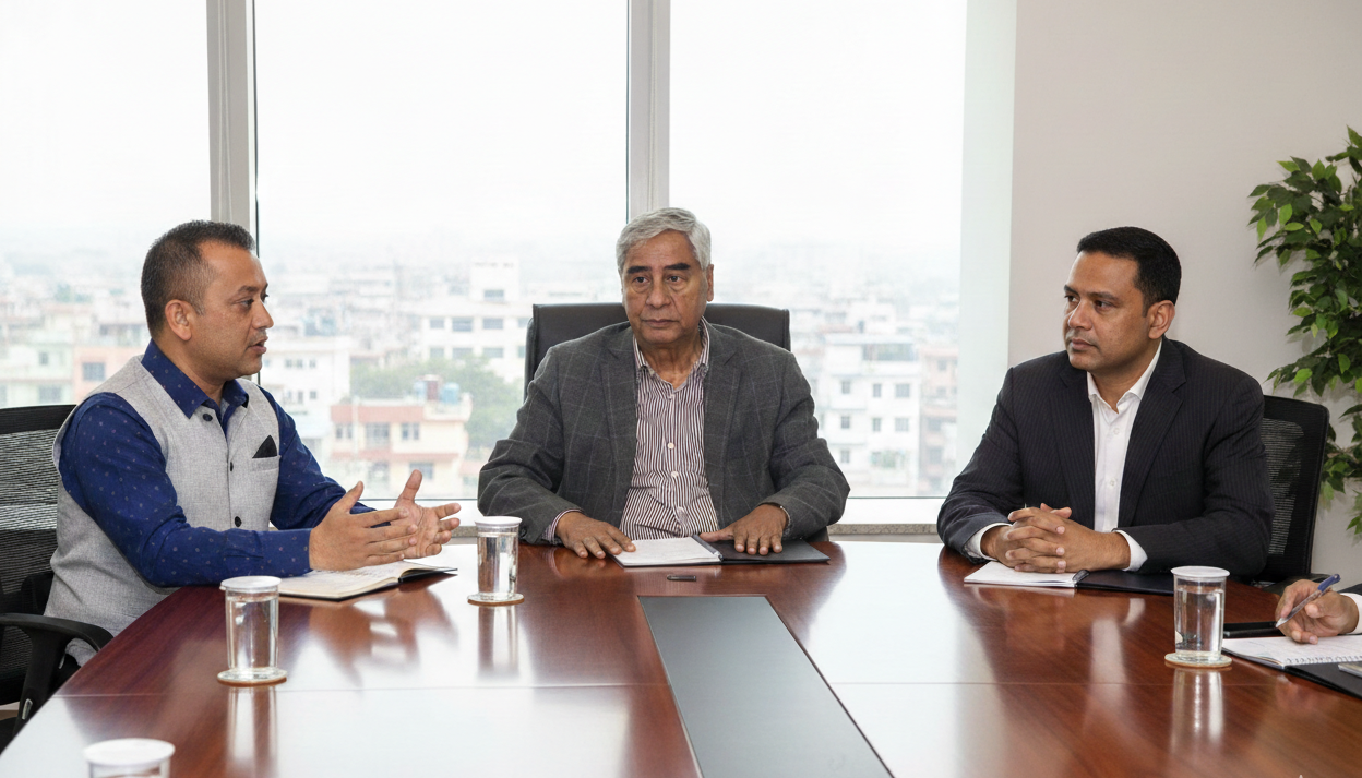 गगन-विश्वले निस्कृय हुनुहोस् भने, देउवाले टाउको मात्र हल्लाए !