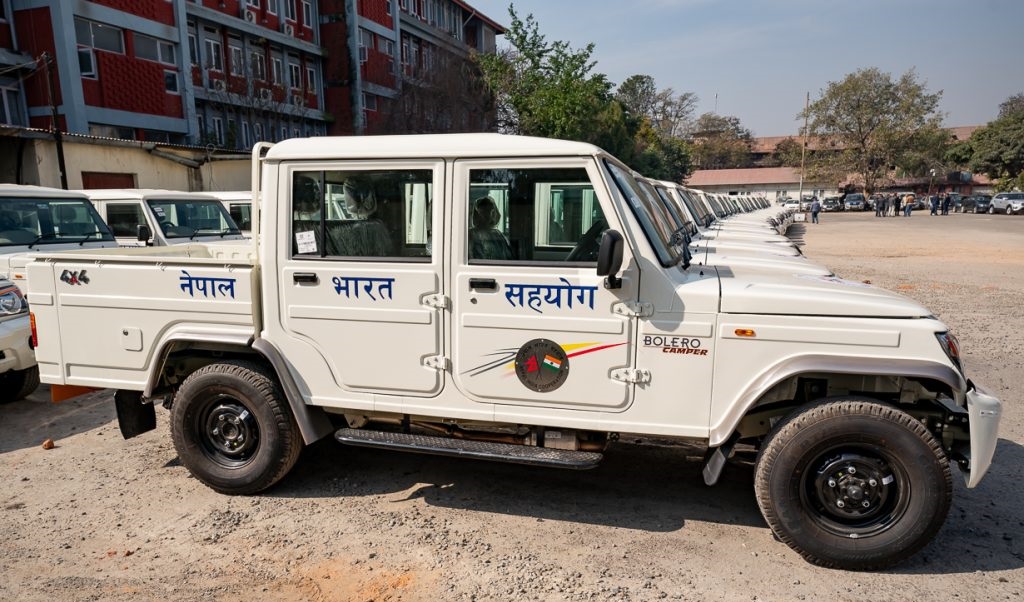 निर्वाचन सहयोगार्थ भारतले थप २२३  गाडी पठाउँदै