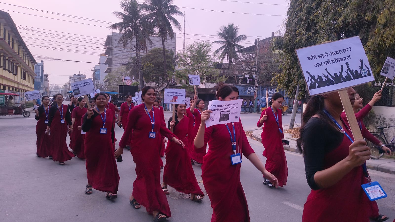 Hamro Biratnagar News Channel ,इनिशा हत्याको विरोधमा झापामा प्रदर्शन, Biratnagar Top News Channel