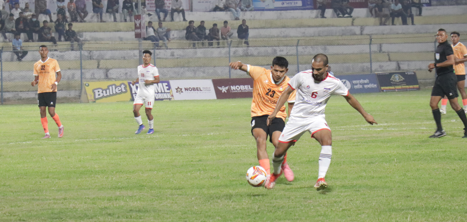 विराट गोल्डकप: एपीएफलाई हराउँदै चर्च ब्वाइज सेमिफाइनलमा