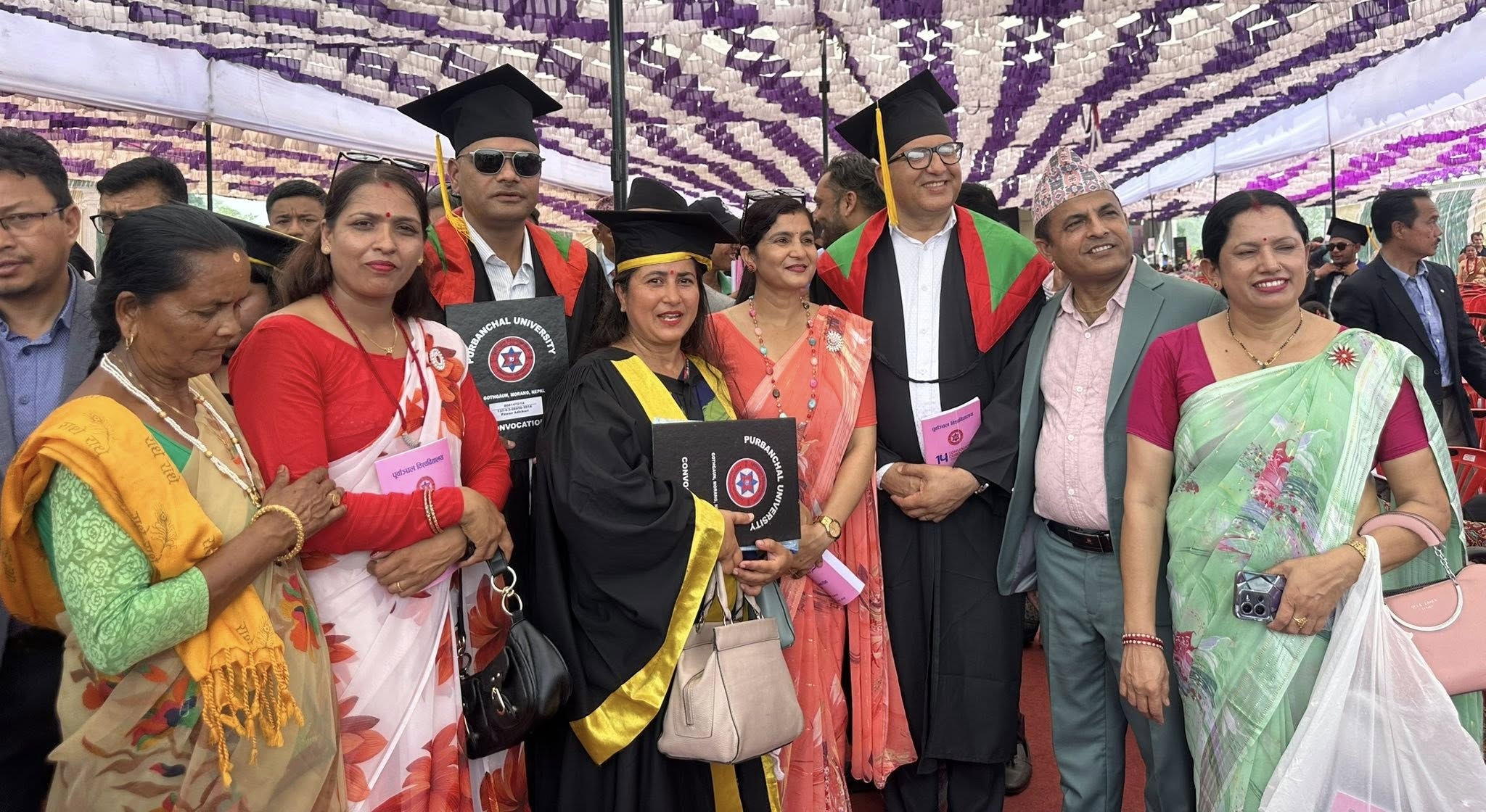 पूर्वाञ्चल विश्वविद्यालयको १४औँ दीक्षान्त समारोह: ६ हजार ७०६ जना विद्यार्थी दीक्षित