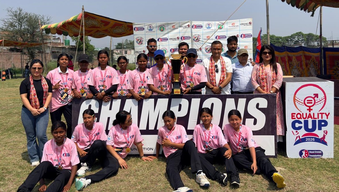 पाँचौँ संस्करणको इक्वालिटी कप क्रिकेटको उपाधि विराटनगरलाई