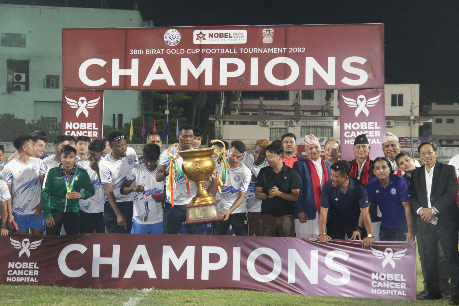 झापा ११ ले दोस्रो पटक जित्यो विराट गोल्डकपको उपाधि