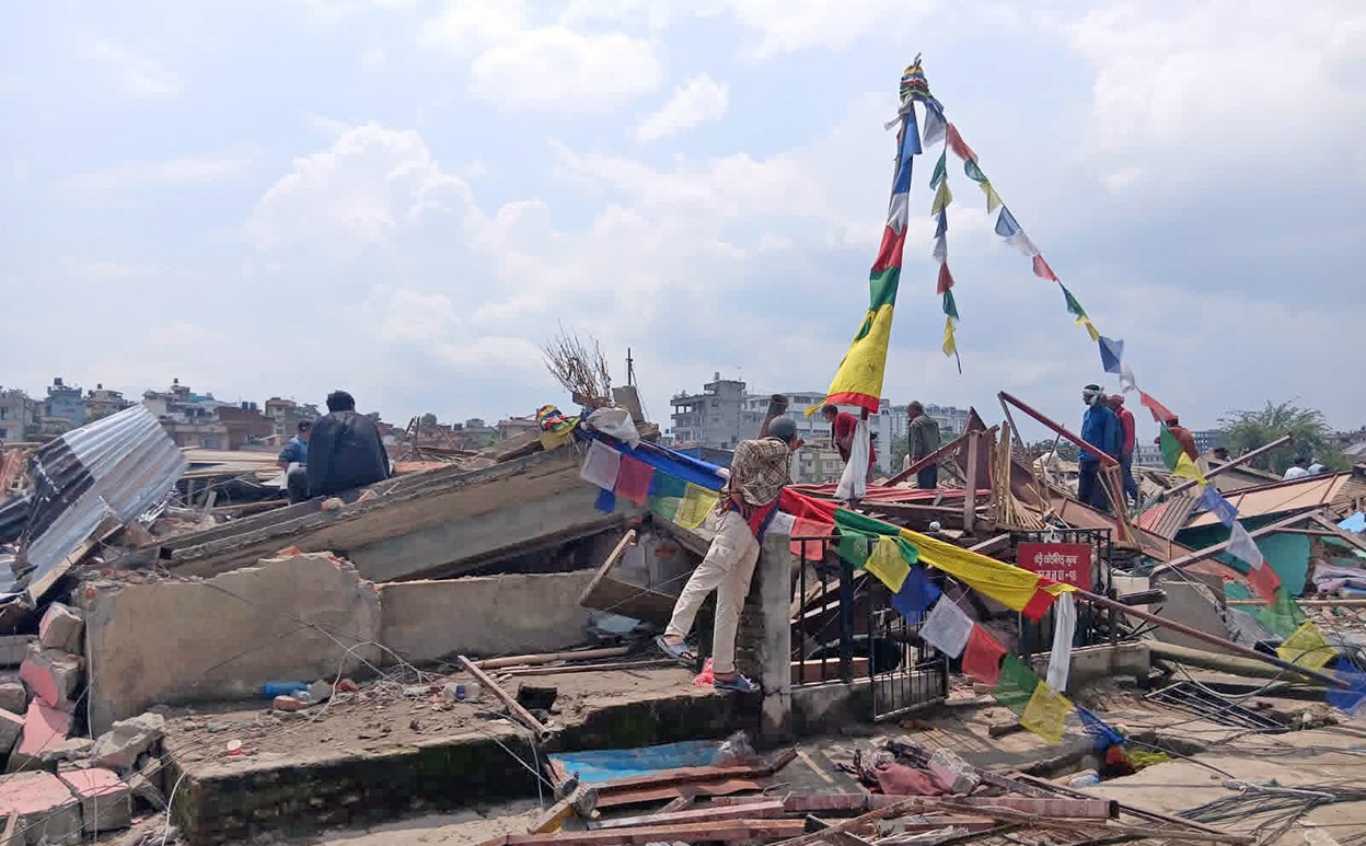 बुद्ध जयन्तीकै दिन गुम्बा भत्काइयो