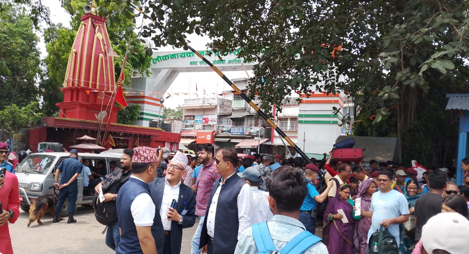 मोरङका प्रजिअद्वारा रानी नाकाको निरीक्षण