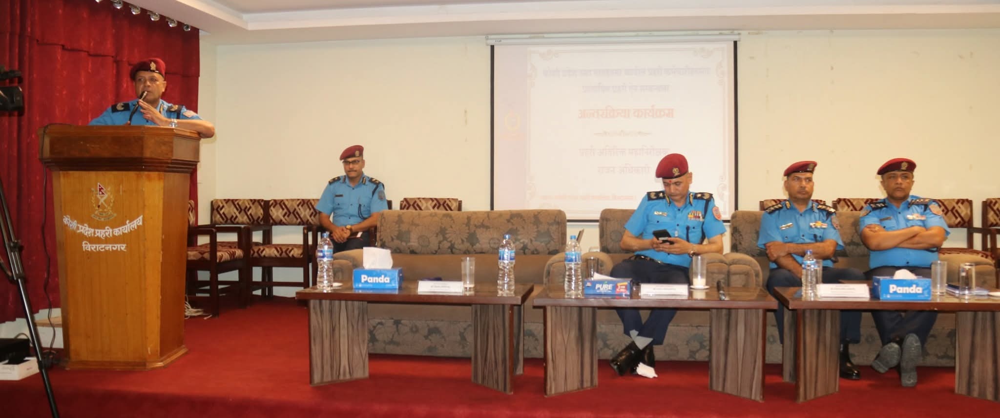 प्रस्तावित प्रहरी ऐनबारे विराटनगरमा प्रहरी कर्मचारीसँग अन्तरक्रिया
