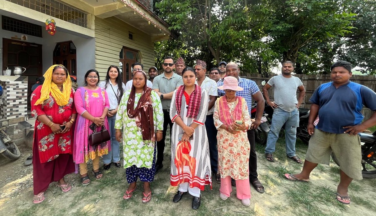 सांसद रुबिना आचार्यद्वारा बुढीगंगा र विराटनगर-१२ को अनुगमन, स्थानीय समस्या समाधानमा पहल गर्ने प्रतिबद्धता