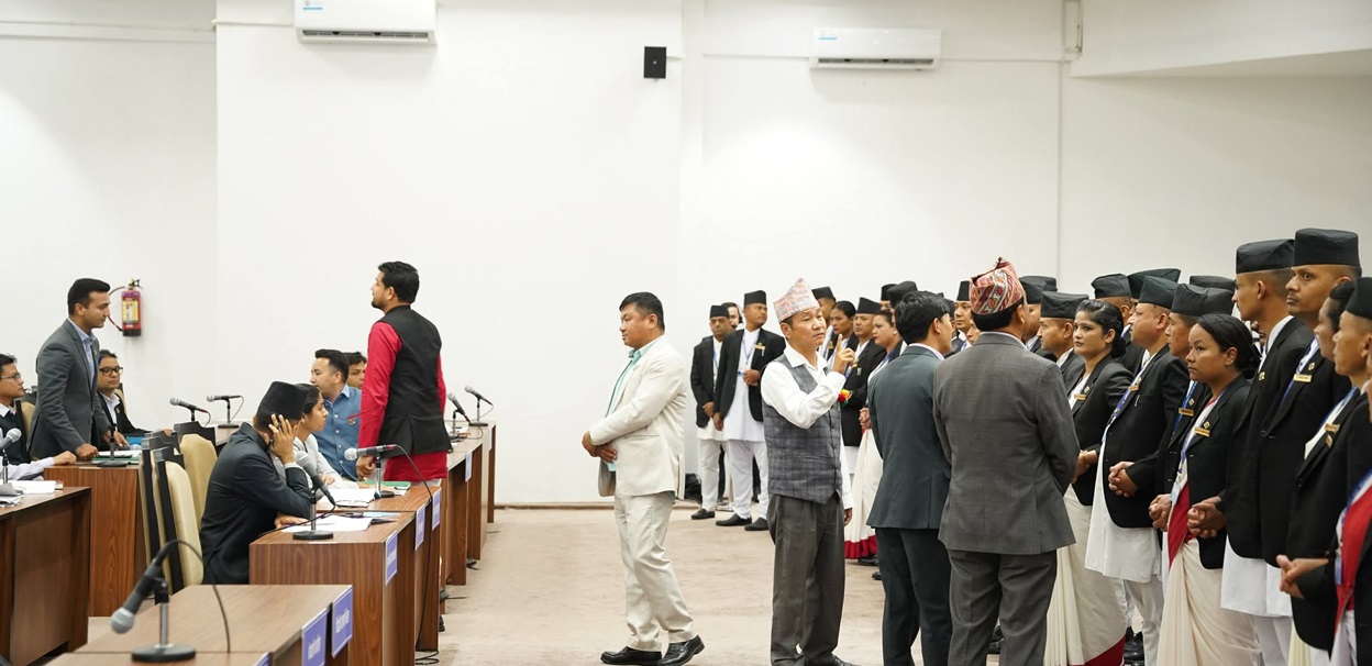 श्रम संस्कृति पार्टीद्वारा प्रतिनिधिसभा बैठकमा वेल घेराउ