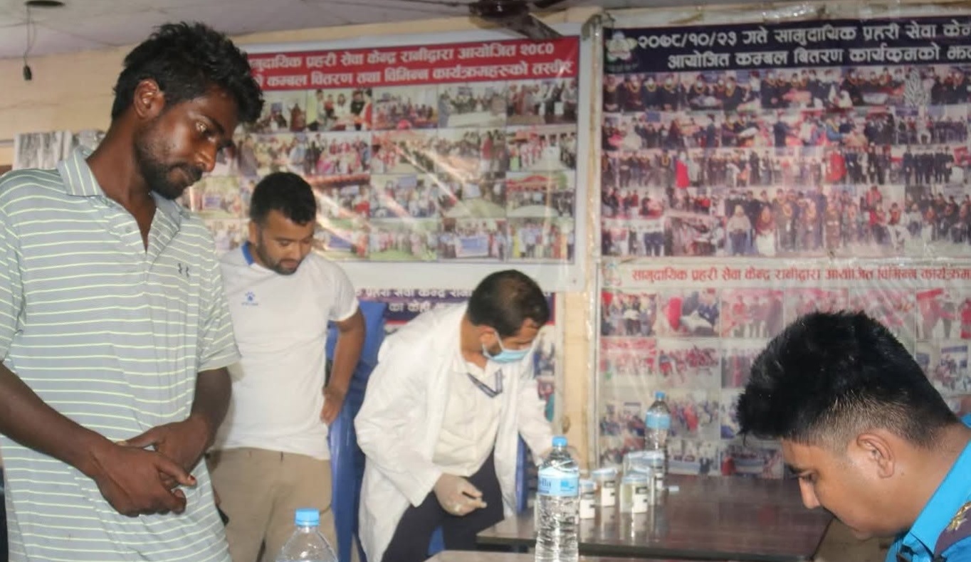 विराटनगरमा लागुऔषध सेवन गरेर सवारी चलाउने १० जना पक्राउ